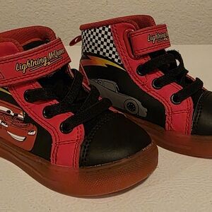 Disney Lightning McQueen Light Up TODDLER Shoes SIZE US 6